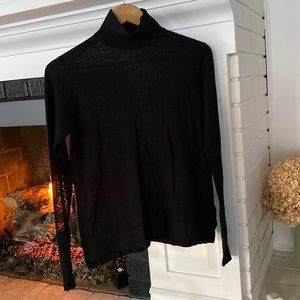 Zara black turtleneck will blend very soft great condition; size medium